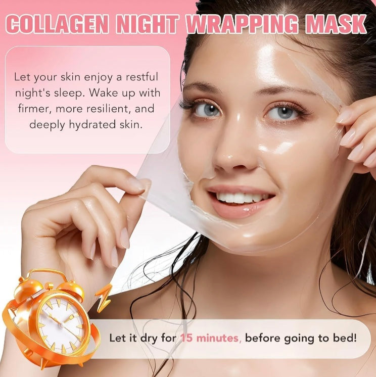 Medicube Bio Collagen Hydrating Face Mask – Overnight Hydrogel Formula for Glowing, Firm & Smooth Skin (75gram Tube)