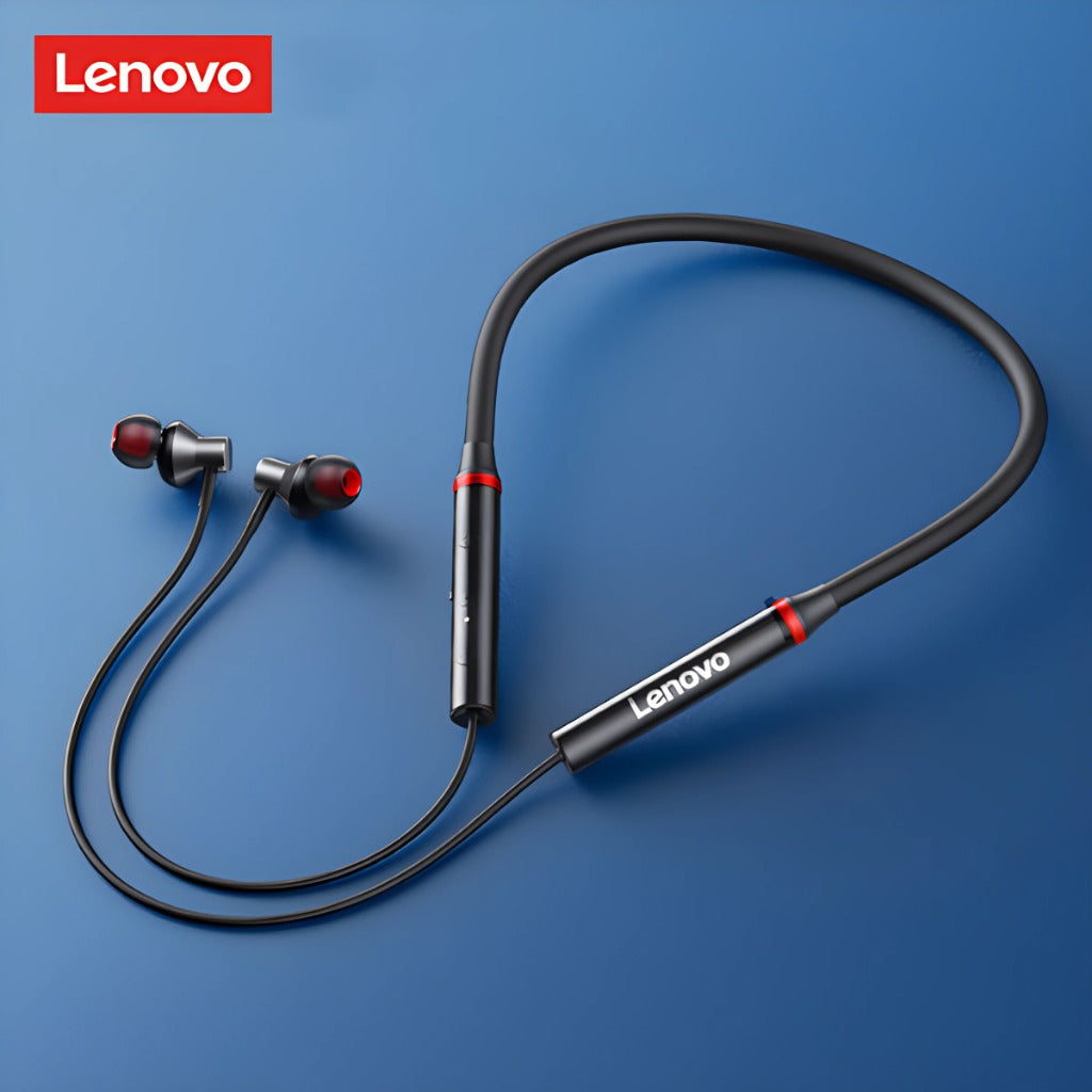 Lenovo Wireless Neckband HE05X Magnetic Earphones